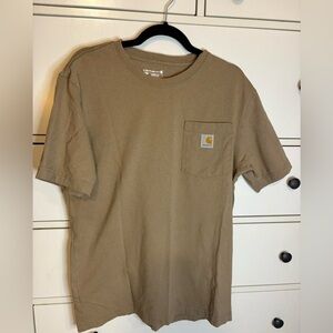 Carhartt Short Sleeve Pocket Tee in Khaki Brown